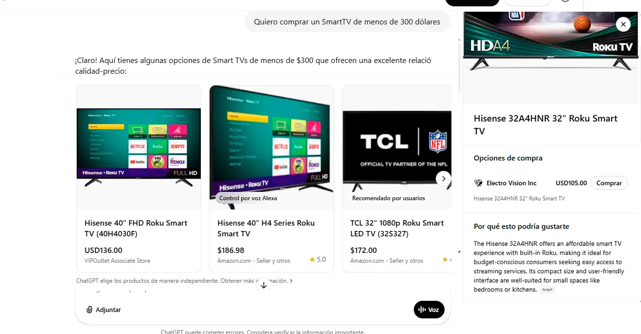Guía Definitiva de ChatGPT Shopping