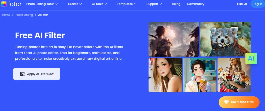 Las 10 mejores herramientas online para transformar fotos con filtros de IA