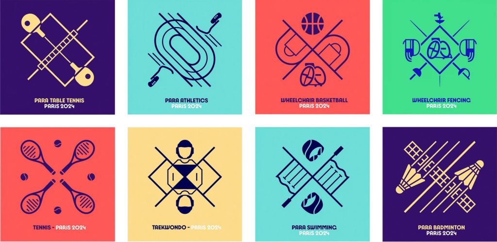 Pictogramas de los juegos olimpicos de Paris 2024