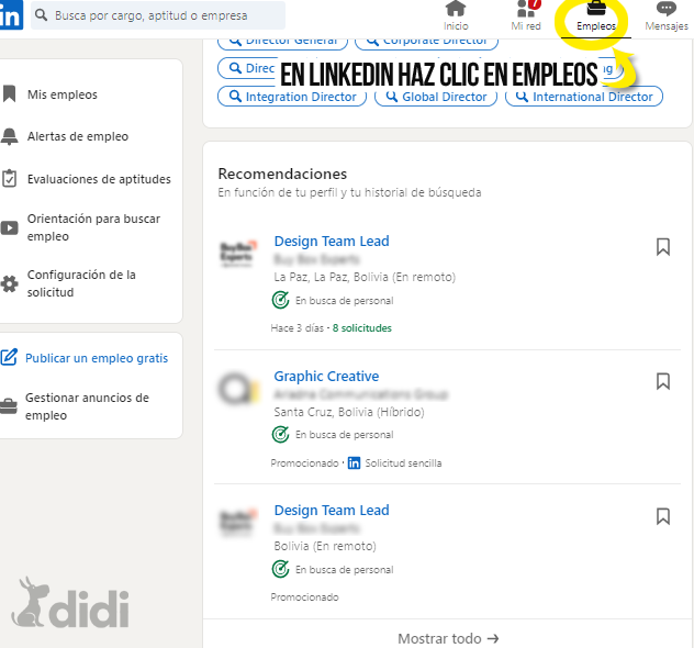 Usa chatGPT para encontrar trabajo en LinkedIN