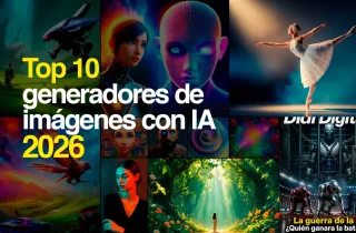 Top 10 generadores de imagenes con IA + Comparativa y Ejemplos [Abril 2026]
