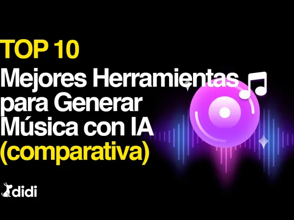 Top 10 Mejores Herramientas para Generar Música con IA 2026 [Comparativa+Ejemplos]