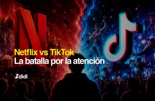 Netflix vs TikTok, la batalla por la atención