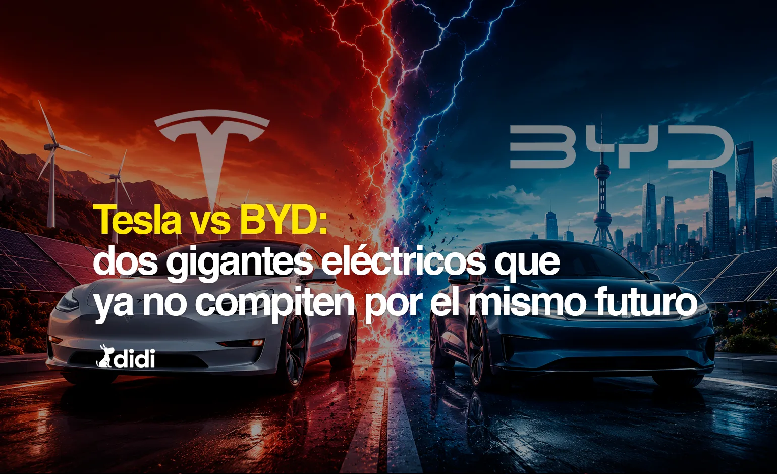Tesla vs BYD: dos gigantes eléctricos que ya no compiten por el mismo futuro