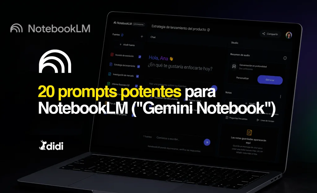 prompts para NotebookLM