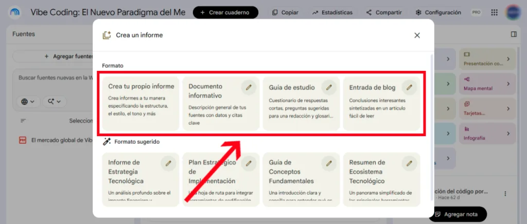 NotebookLM resumen automático
